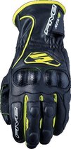 Five RFX4 Black Fluo Yellow Motorcycle Gloves L