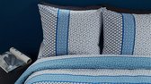 Beddinghouse Joshua Dekbedovertrek - Tweepersoons - 200x200/220 cm - Blue