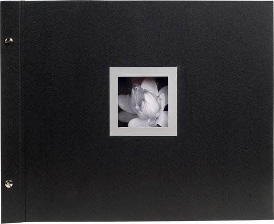 Comorama Beperking iets Fotoalbum CEREMONY - met schroeven & hervulbaar - 40 zwarte bladen -  37x29cm, Zwart | bol.com