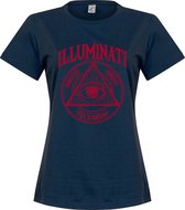 Illuminati Dames T-Shirt - Navy - XL