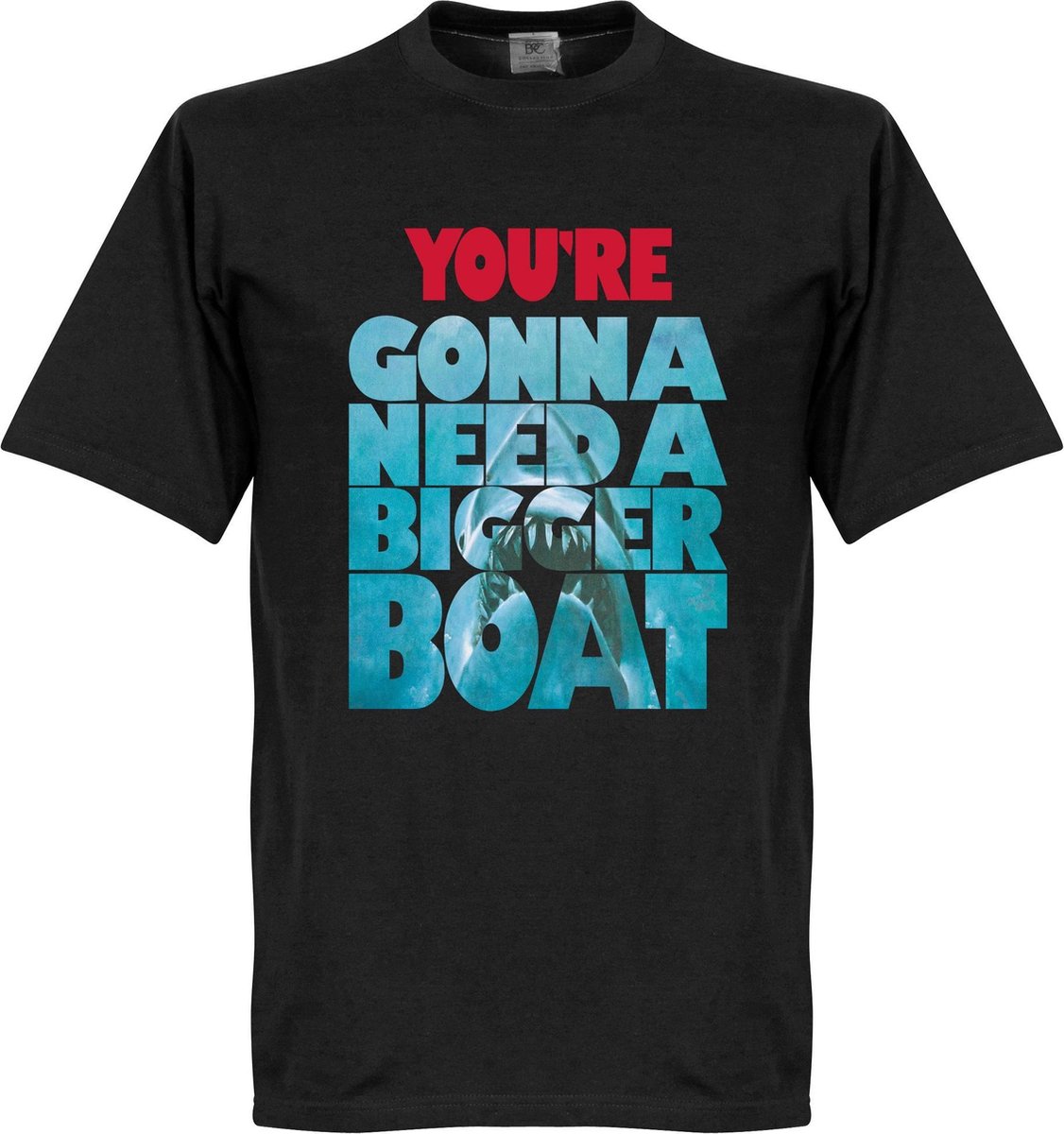 You're Going To Need A Bigger Boat Jaws T-Shirt - Zwart - M