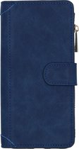 Luxe Portemonnee Samsung Galaxy S20 Ultra hoesje - Donkerblauw