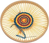 Glückskäfer Weefraam Rond 22 Cm Blank Hout