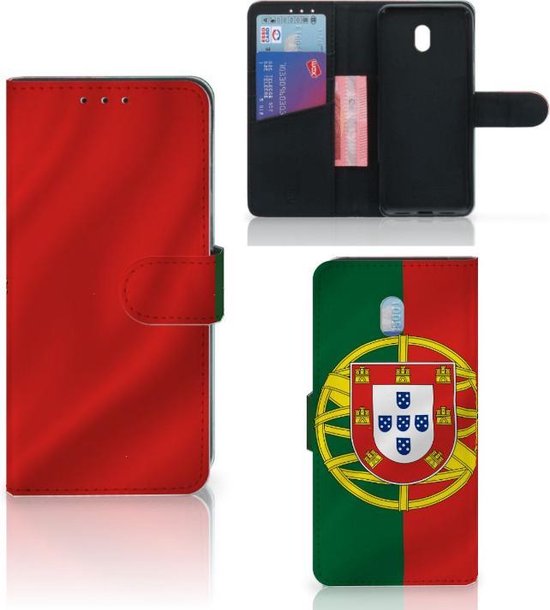 Flip Case pour Xiaomi Redmi 8A Coque Drapeau Portugais