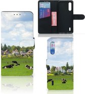 Cuir de Première Qualité Housse pour Xiaomi Mi 9 Lite Coque Les Vaches Hollandaises