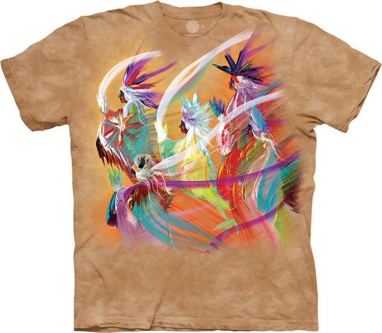 The Mountain Adult Unisex T-Shirt - Rainbow Dance