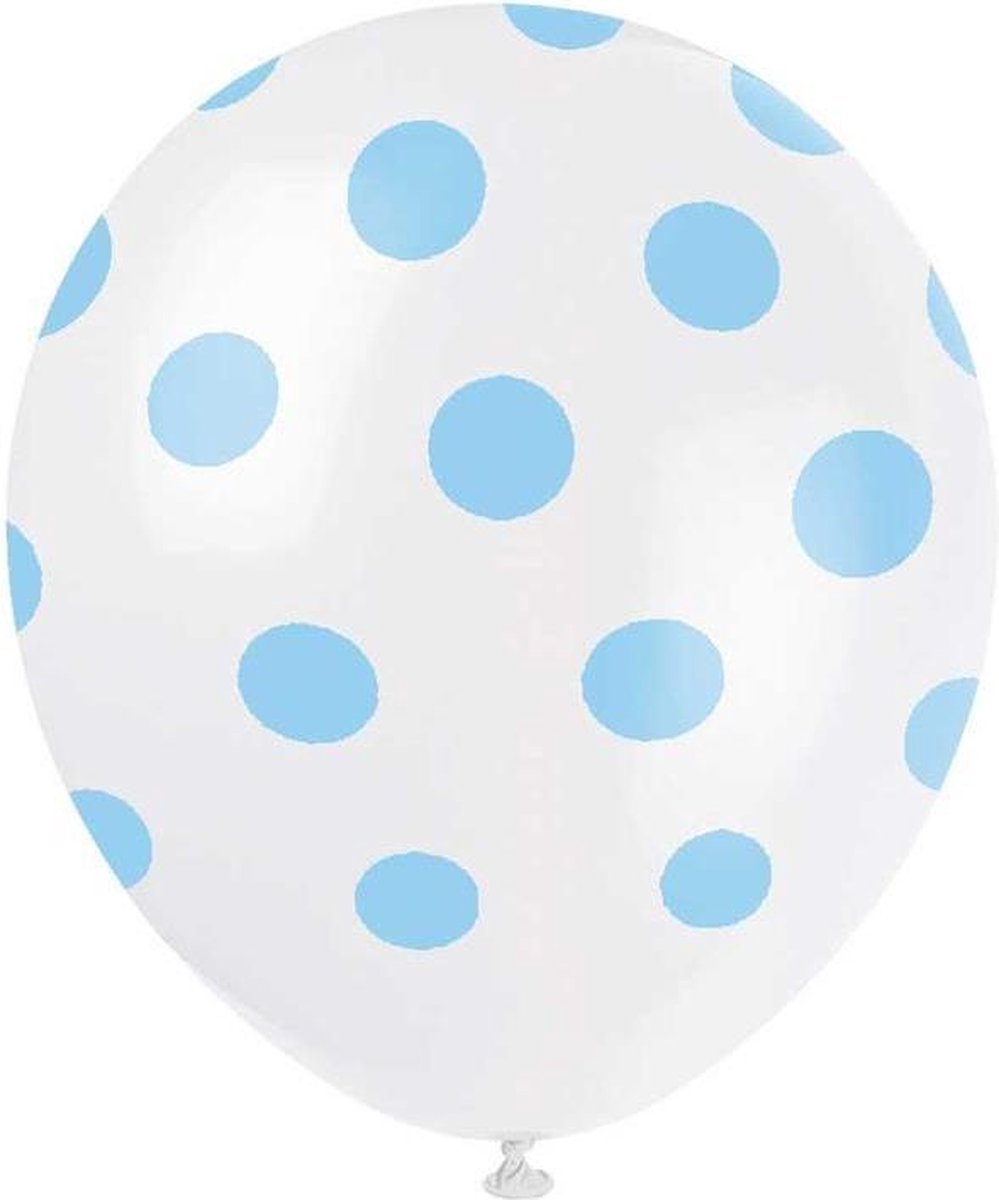 Ootje Kadootje ballonnen Dot Blue Blauw
