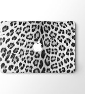 Lunso Geschikt voor MacBook Pro 16 inch (2019) vinyl sticker - Leopard White