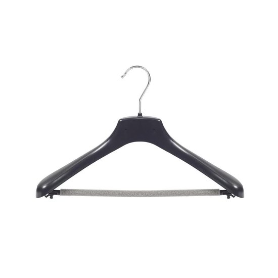 Lot De 20 Cintres Pour Pantalons 40 Cm – Mousse Antidérapante – Noir – Kleiderbuegelshop24