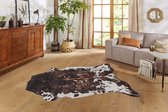 Dierenhuid vloerkleed Optik Murray - crème/bruin 155x190 cm