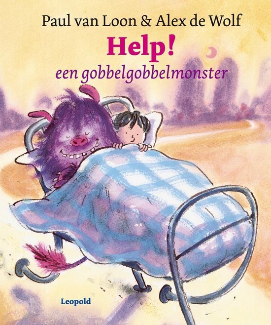 Cover van het boek 'Help ! een gobbelgobbelmonster' van Paul van Loon