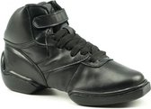 Papillon Dance Sneaker Children PK1500 - Chaussure de sport noire pour fille - Modèle haut - Cuir - Taille 30