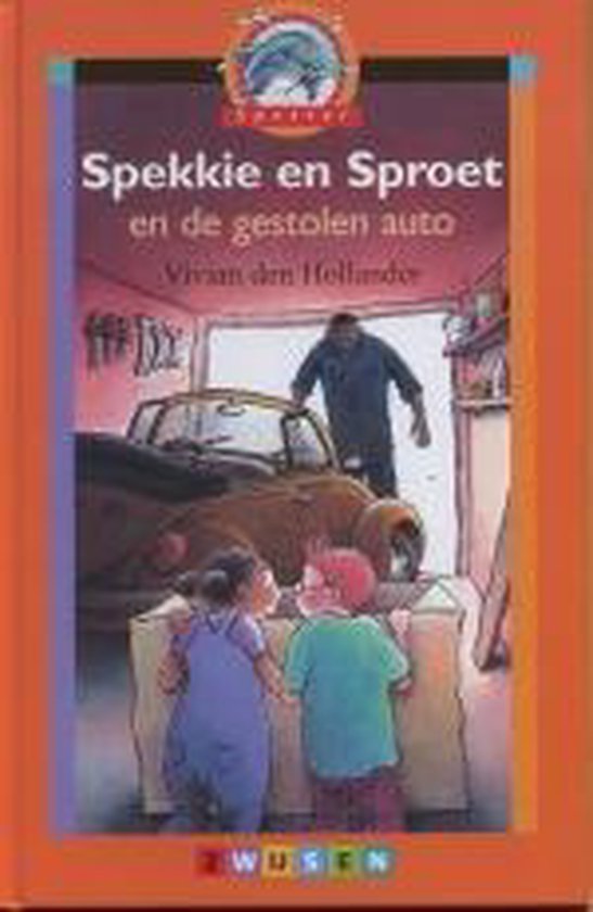 Cover van het boek 'Spekkie en Sproet en de gestolen auto' van Vivian den Hollander