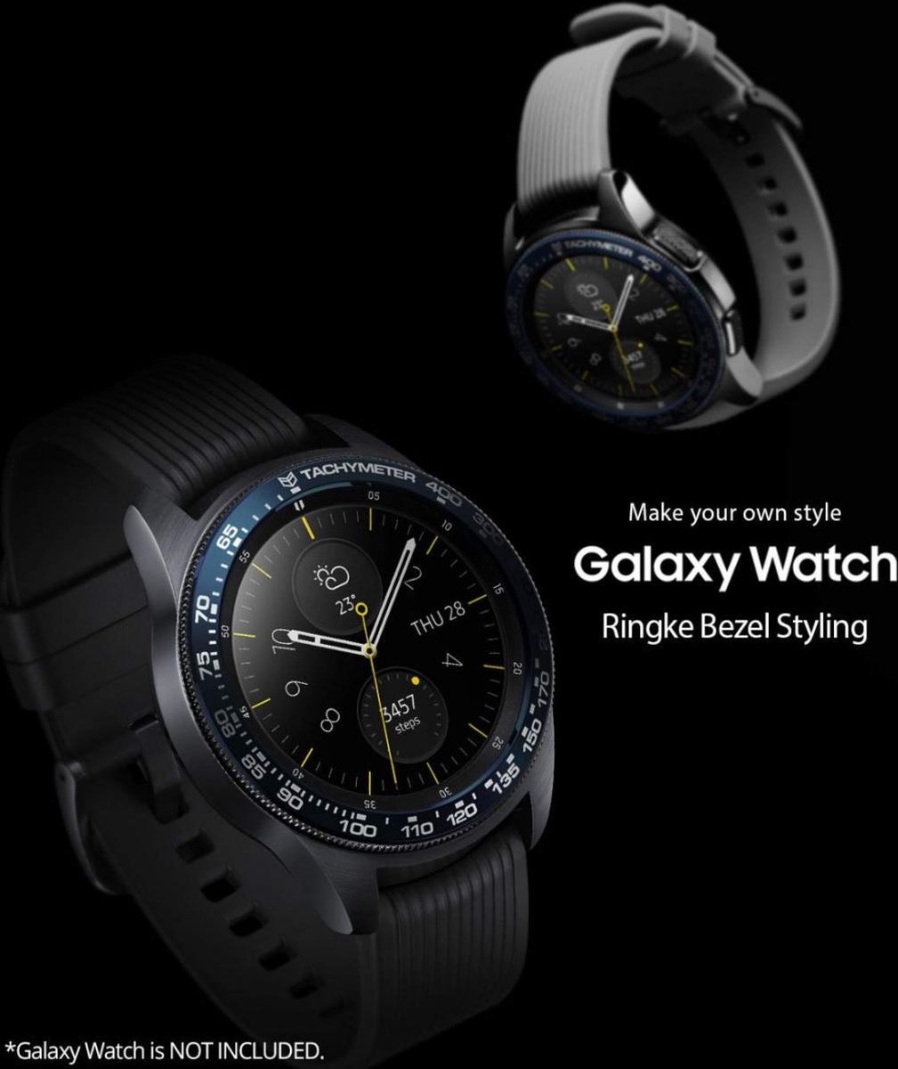 Ringke Bezel Styling Randbeschermer Aluminium - Samsung Galaxy Watch - 46mm  - Blauw | bol.com
