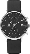 Danish Design IQ13Q975 horloge heren - zwart - edelstaal