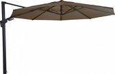 Outdoor Living - Zweefparasol VirgoFlex taupe Ø3,5mtr