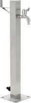 Tuinwaterkolom - RVS - Zilver - 5 x 5 x 65 cm - Vierkant