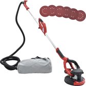 Wand- en plafondschuurmachine - Rood - Afzuigfunctie - 750 W - 4 meter lange stofslang