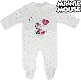 Baby Rompertje met Lange Mouwen Minnie Mouse 74649 Wit