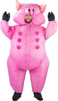Bodysocks Inflatable Pig Costume Roze One Size