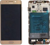 Huawei Mate 9 Pro (LON-L29) LCD Display / Bildschirm Module, Goud, Incl. Battery, 02351CQV