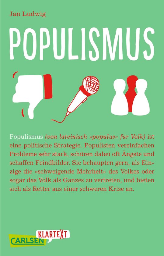 Carlsen Klartext - Populismus (Carlsen Klartext) - cover