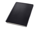 Sigel - spiraal notitieboek - Conceptum - A4 - zwart - hardcover - 160 pagina's - ruit - incl. tabbladen - 80 grams papier - SI-CO840