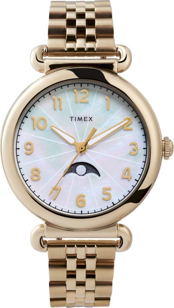 Timex Model 23 TW2T89500 Horloge - Staal - Goudkleurig - Ø 38 mm
