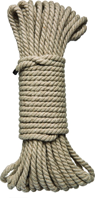 Doc Johnson - Kink - Hogtied - Bind & Tie - 6mm Hemp Bondage Rope - 30 Feet
