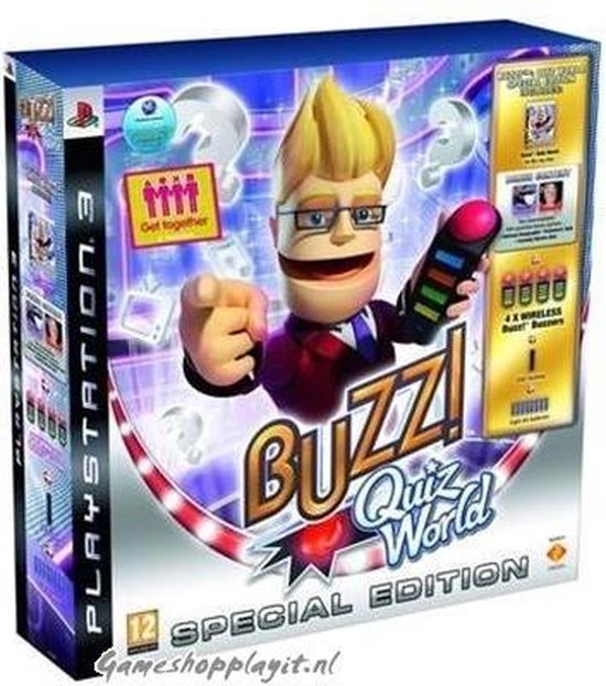 Buzz! Quiz World + 4 Wireless Buzzers | Games | bol.com