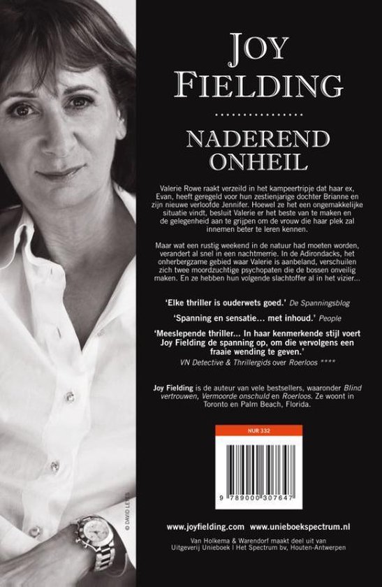 Naderend onheil Joy Fielding, Joy Fielding 9789000307647 Boeken