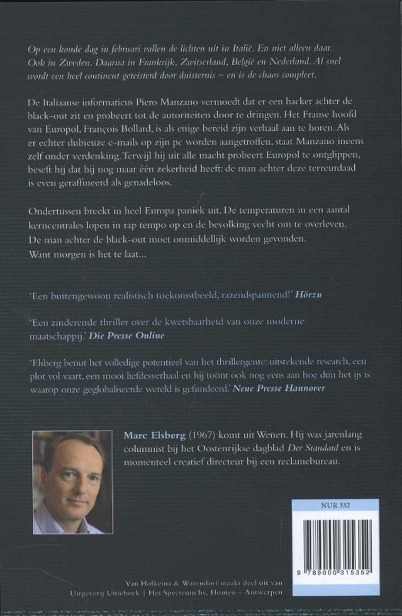 Black-out - back cover