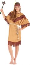 Vegaoo - Bruin en beige indiaan kostuum voor vrouwen - Plus Size