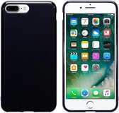 FONU Siliconen Backcase Hoesje iPhone 8 Plus / 7 Plus - Zwart