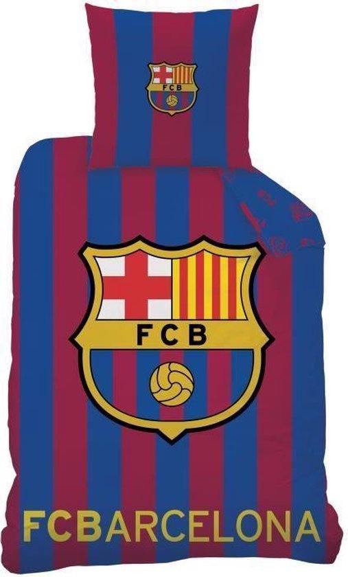 FC Barcelona Logo - Dekbedovertrek - Eenpersoons - 140 x 200 cm