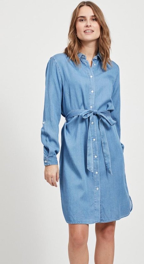 vila vibista denim dress