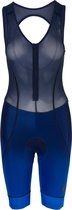 AGU Prime Fietsbroek met Zeem Trend Dames - Met Bretels - Blauw - XL