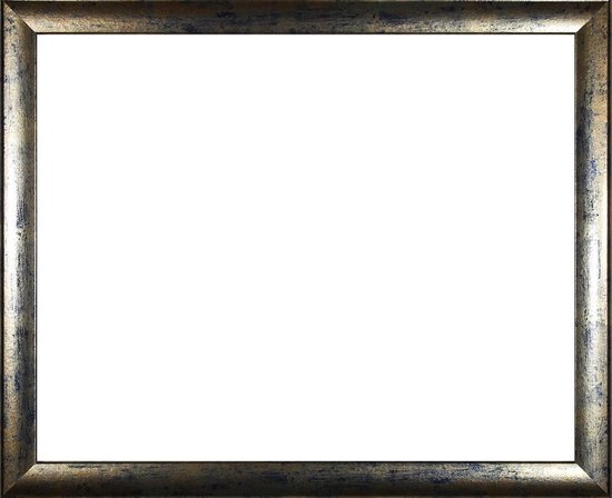 Homedecoration Colorado - Cadre photo - Format photo - 33 x 38 cm - Or bleu tacheté