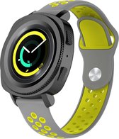 watchbands-shop.nl bandje - Samsung Gear Sport/Galaxy Watch (42mm) - GeelGrijs