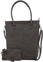 Zebra Trends Schoudertas Natural Bag Kartel rits - zwart