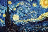 MyHobby Borduurpakket –  Sterrennacht van Van Gogh 60×40 cm - Aida stof 5,5 kruisjes/cm (14 count)