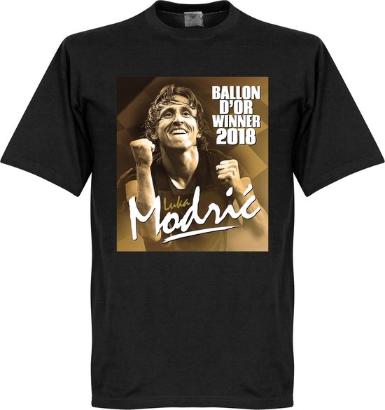 Modric Ballon d'Or Winner T-Shirt - Zwart