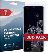 Rosso Screen Protector Ultra Clear Duo Pack Geschikt voor Samsung Galaxy S20 Ultra | Folie | 2 Stuks