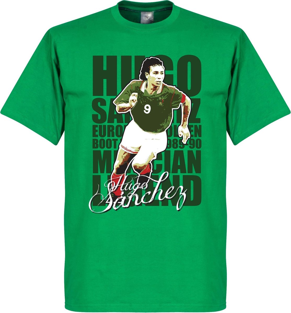 1114x1200.jpg Hugo Sanchez Mexico Legend T-Shirt - M - Afbeelding 1