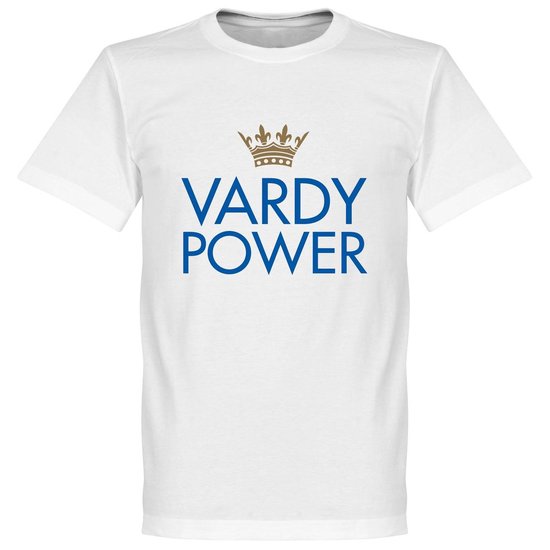 Vardy Power T-Shirt - Wit - M - Retake