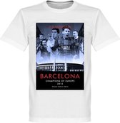 Barcelona Champions League Winners T-Shirt 2015 - S