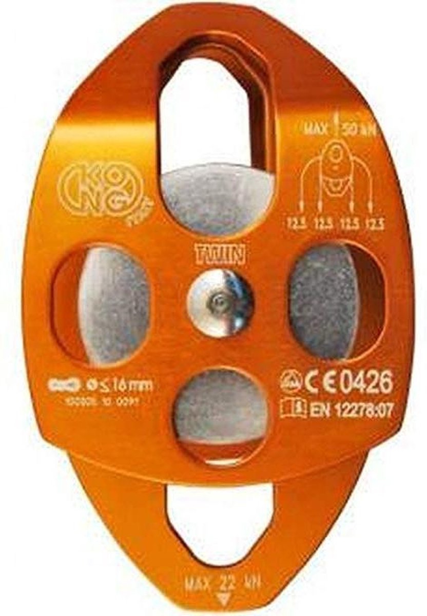 Kong Twin Roll 827 pully dubbel katrol 13mm