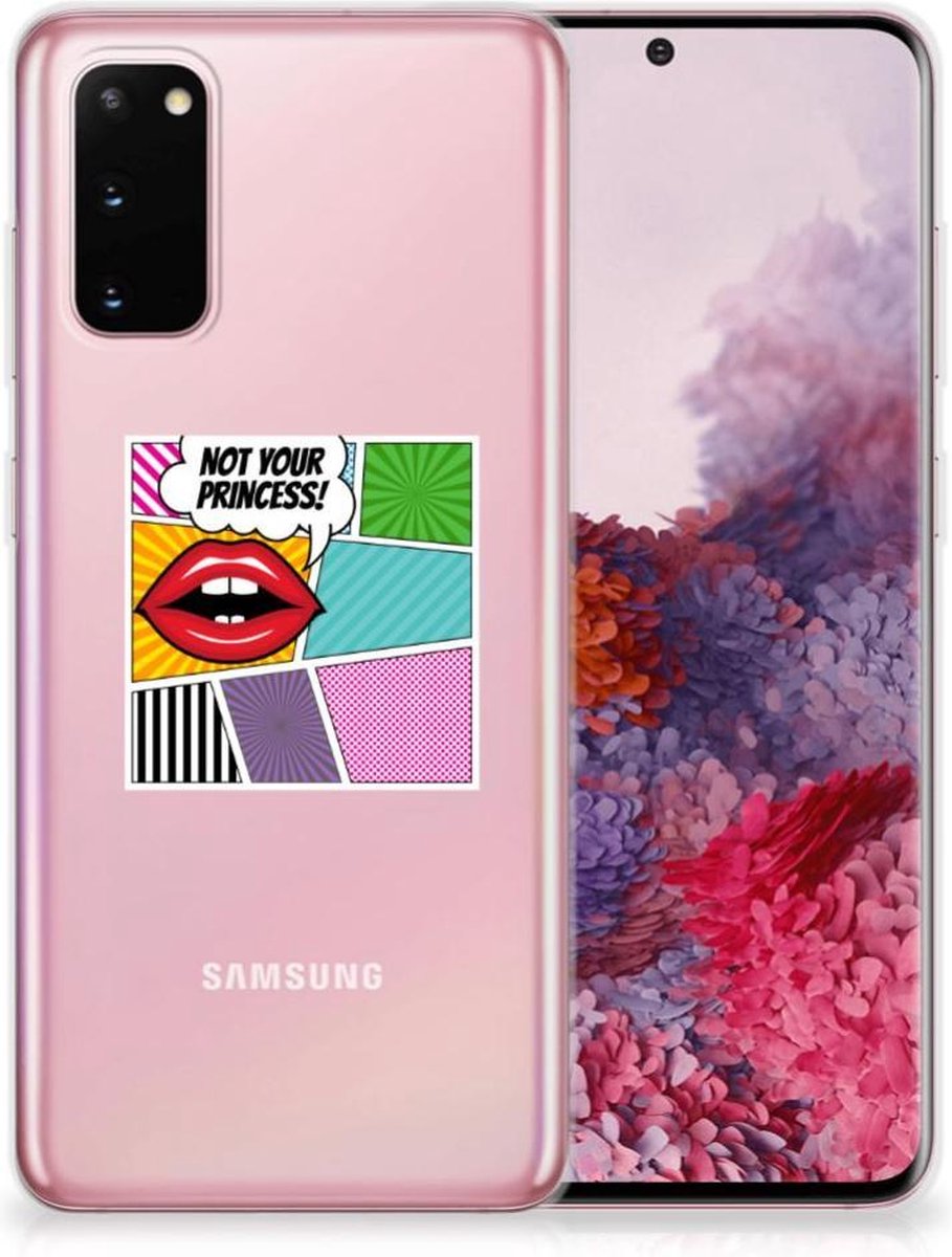 Samsung Galaxy S20 Silicone Back Cover Popart Princess