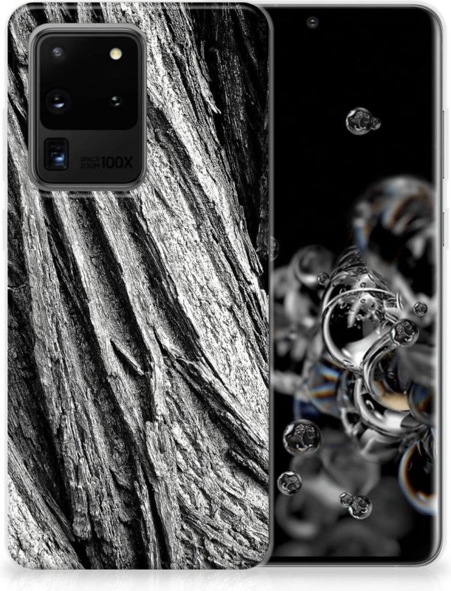 Bumper Hoesje Samsung Galaxy S20 Ultra Boomschors Grijs