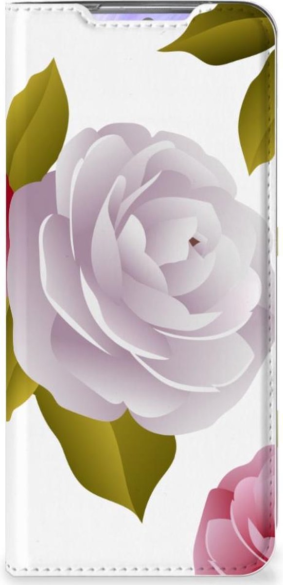 Book Case voor Samsung Galaxy S20 Smart Cover Roses